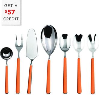 Mepra 7Pc Flatware Set With $57 Credit