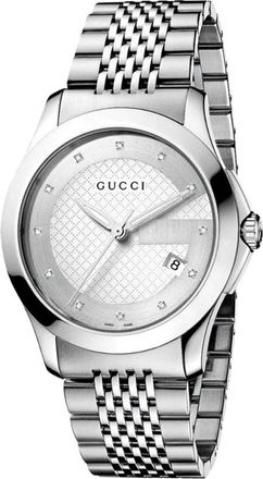 Gucci Accessoires, Heren, Grijs, ONE Size, G-Timeless Horloge