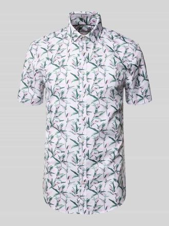 Jake*s Slim Fit Business-Hemd aus Baumwolle mit Kentkragen in Pink, Gr&ouml;&szlig;e 39/40