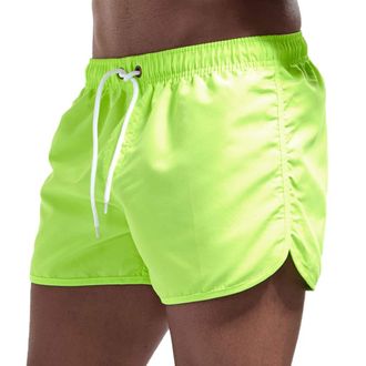 Generic Swim Shorts Split Leg Men Mens Board Shorts Surfing Running Gym 5 Inch Beachwear Quick Dry Outdoor Short Pants Splicing Summer Swimwear Lightweight Br