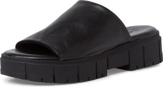 Tamaris Pantolette, Plateau, Sommerschuh, Schlappen im monochromen Look