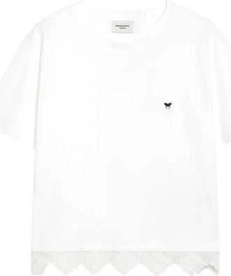 Max Mara T-shirt - Dames - T-shirts - Wit - XS - Tops