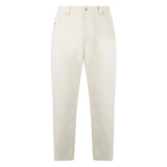 Diesel Slim-fit Jeans, male, White, Size: W30 Elegant Fitted High-Waist Versatile Jeans