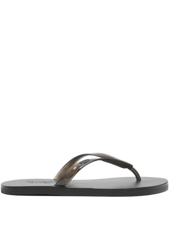 Ancient Greek Sandals Saionara jelly flip-flops - Black