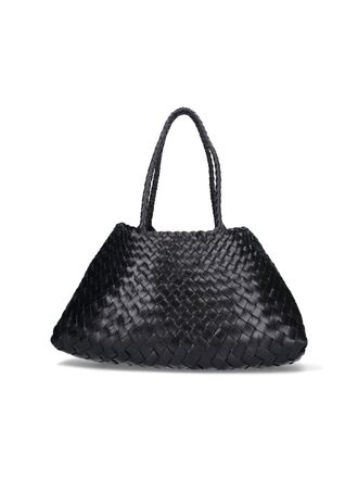 Dragon Diffusion Santa Croce Large Tote Bag - Black