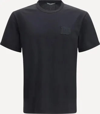 Dolce & Gabbana Cotton T-shirt with patch Male 48