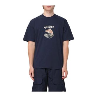 Dickies T-Shirts, male, Blue, S, Fishing Graphic Tee