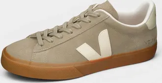 Veja Mens Campo Suede Sneakers In Taupe Pierre
