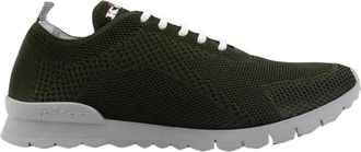 Kiton Cotton Ea Sneakers - Heren - Sneakers - Groen - 42 1/2 EU - Katoen - Schoenen