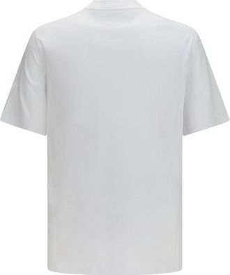 Brunello Cucinelli V-Neck Cotton T-Shirt - White