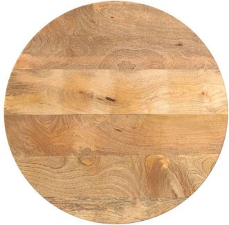vidaXL Vidaxl - Tablero De Mesa Redondo Madera Maciza De Mango &Oslash; 50x3,8 Cm