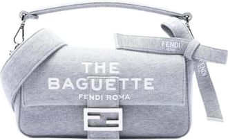 Fendi Pre-owned Jersey Satchel - - Pre-owned - Donna - Grigio - ONE SIZE