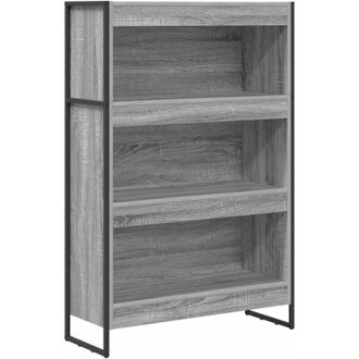 vidaXL Estanter&iacute;a Para Libros Gris Sonoma 80 X 30 X 155 Cm Vidaxl