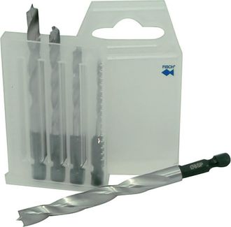 Fisch Juego Broca Madera 5 Unidades 3- 8mm D3126e6,3 Fisch
