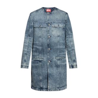 Diesel Denim Jackets, male, Blue, Size: XS Denim jacket D-Aberd-Fsh1