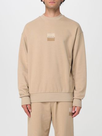 HUGO BOSS Felpa Hugo in cotone con logo