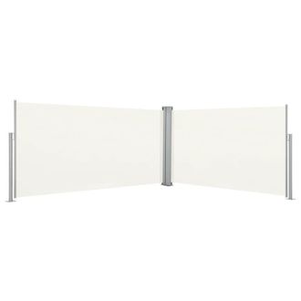 Berkfield Home Retractable Side Awning 160x600 cm Cream in Beige