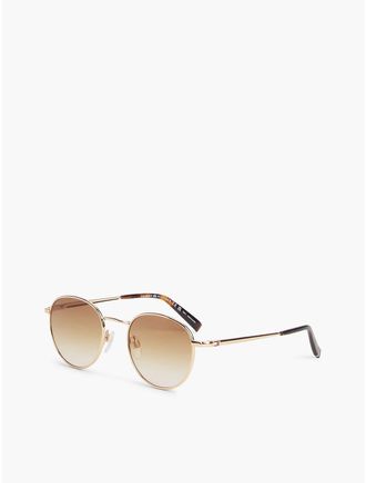 Tommy Hilfiger Mens Pantos Frame Metal Sunglasses - Yellow