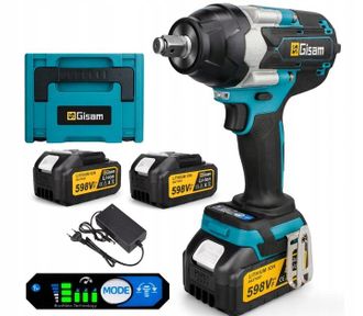 OEM Llave De Impacto Inal&aacute;mbrica Sin Escobillas Para Ruedas De 1/2 1800nm Gisam Case