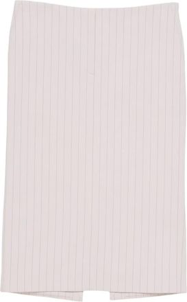 Acne Studios pinstripe midi skirt - Neutrals