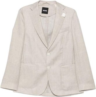 HUGO BOSS Hanry Blazer - Heren - Blazers - Grijs - M - Jassen