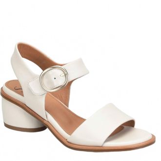 S&ouml;fft Womens Chevonne Buckled Strap Sandal In Off White