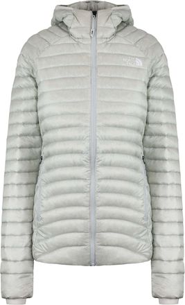 The North Face Stretch Down Womens Light Grey Jacket - Size Small