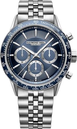 Raymond Weil Freelancer Mens Silver Watch 7741-ST3-50021 Stainless Steel - One Size