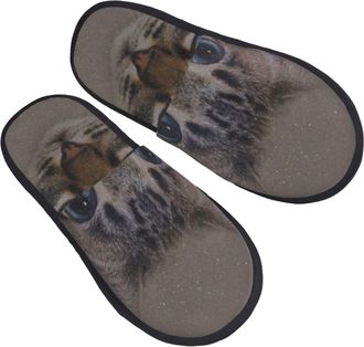 Generic Hotel Slippers Cat In Starry Sky Warm Slipper Unisex Anti-Slide Slipper For Indoor Spa Ladies M