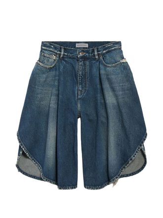 Balenciaga Denim-Baumwoll-Bermudashorts