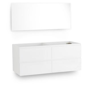 Sohome Hangend wastafelmeubel + spiegel L120cm, Pacci