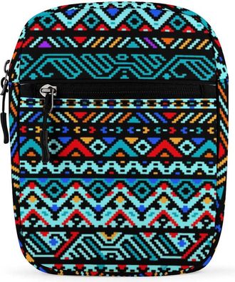 Generic Azteca Patterns Crossbody Bag Adjustable Satchel Cute Shoulder Bag Lightweight Sling Bags