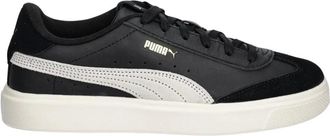 Puma Puma, Fitness, Dames, Zwart, 36 EU, Leer, Lajla T-toe Sneakers