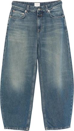 Closed Jazzie Barrel Jeans - Dames - Loose Fit Jeans - Blauw - W24 - Katoen - Jeans