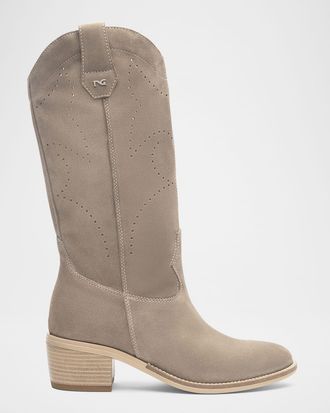 Nero Giardini Suede Western Boots