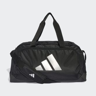 adidas Sporttasche ADIDAS PERFORMANCE ADIDAS WOMAN DEFENDER DUFFELBAG S, Damen, schwarz (schwarz, silber metallic), Obermaterial: 100% Polyester, Taschen Spo