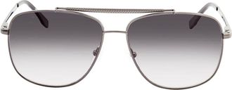 Lacoste Grey Rectangular Mens Sunglasses L188S 033 59