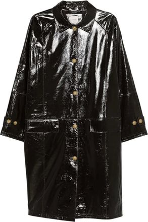 Alysi Leren jas - Bruin