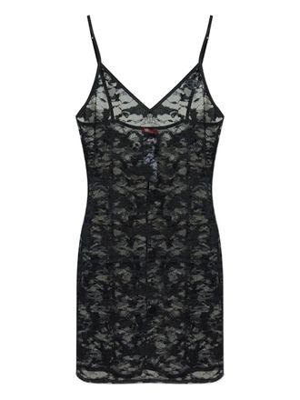 Diesel Layla hemd met kanten vlakken - Zwart