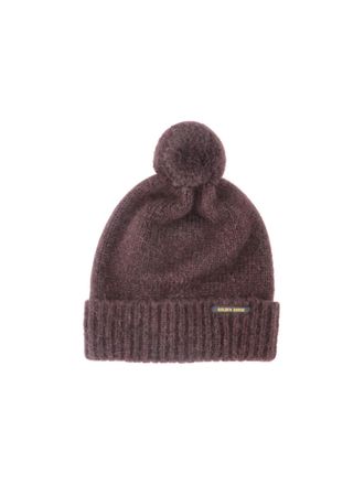 Golden Goose Brown Alpaca-Blend Knit Beanie