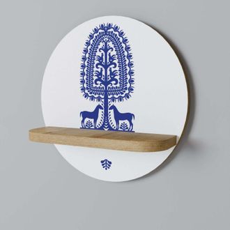 OEM Arte Popular Polaco Estante Redondo