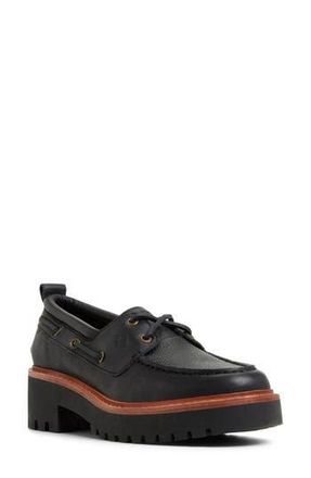Sperry Top-Sider Authentic Original 3-Eye Lug Sole Boat Shoe in Black at Nordstrom Rack, Size 8.5