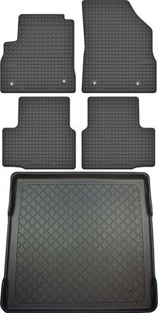 OEM Opel Astra V K Kombi Desde 04.2016 Set - Alfombrillas De Goma Para Coche + Alfombrilla Para Maletero