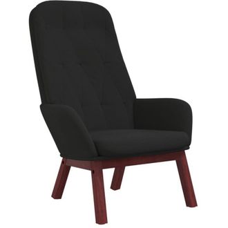 vidaXL Sill&oacute;n De Relax De Terciopelo Negro Vidaxl