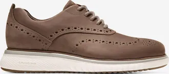 Cole Haan Mens Zerøgrand Eon Wingtip Oxford Shoes - Grey Size 10.5