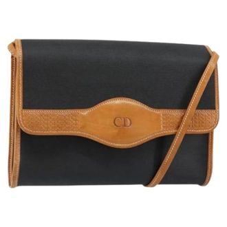 Dior Pre-owned Cross Body Bags, female, Black, Size: ONE SIZE Pre-owned Vintage Shoulder Bag