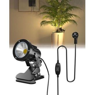OEM Foco Con Pinza Tobebright Con Interruptor De Encendido/apagado, Resistente Al Agua Ip65, Foco Con Pinza Para Plantas De Interior Y Exterior, Foco Led 