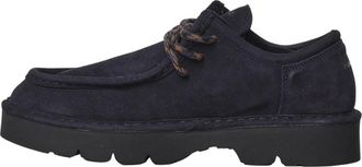 Panchic Dune veter schoen - Heren - Veterschoenen - Blauw - 43 EU - Leer - Schoenen