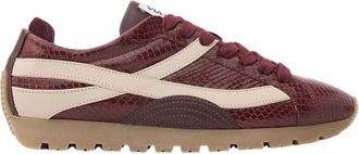 VIA VAI Scott Demi - Dames - Sneakers - Rood - 36 EU - Leer - Schoenen