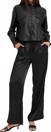 SPRWMN Kauai Silk Pants In Black